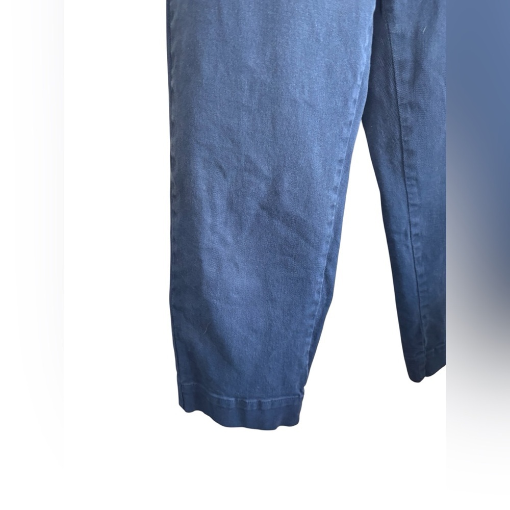 Everlane Navy Denim organic cotton high-rise relaxed straight silhouette jeans 6 - Picture 8 of 11